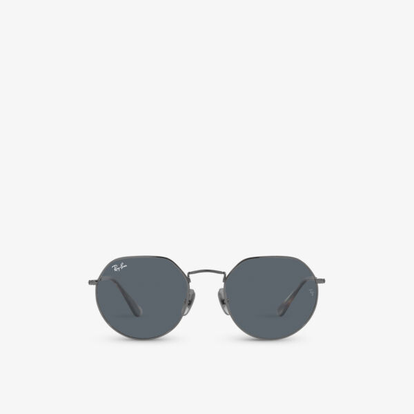 

Rb8165 jack солнцезащитные очки из титана Ray-Ban, серый