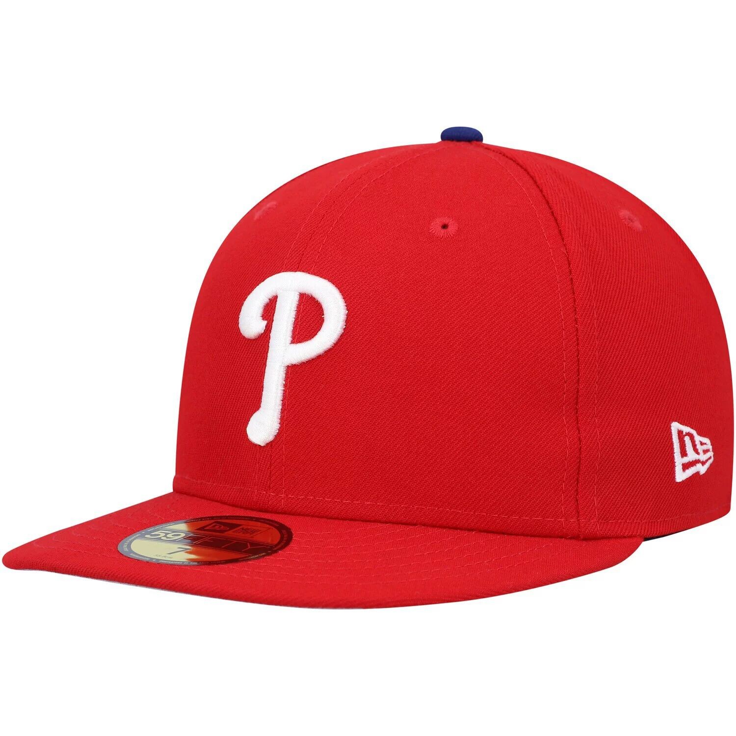 

Мужская облегающая шляпа New Era Red Philadelphia Phillies Authentic Collection 59FIFTY