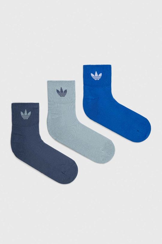 цена 3 упаковки носков adidas Originals, синий