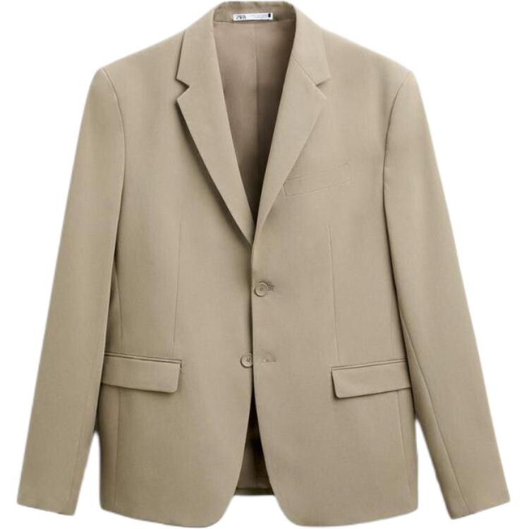

Деловой костюм мужской песочный Zara, цвет Sand