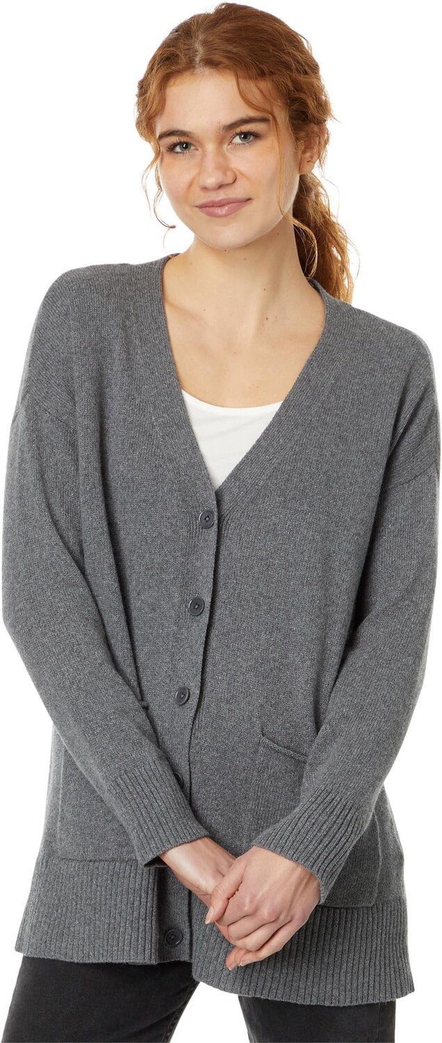 

Свитер Cardigan With Pockets Eileen Fisher, цвет Ash