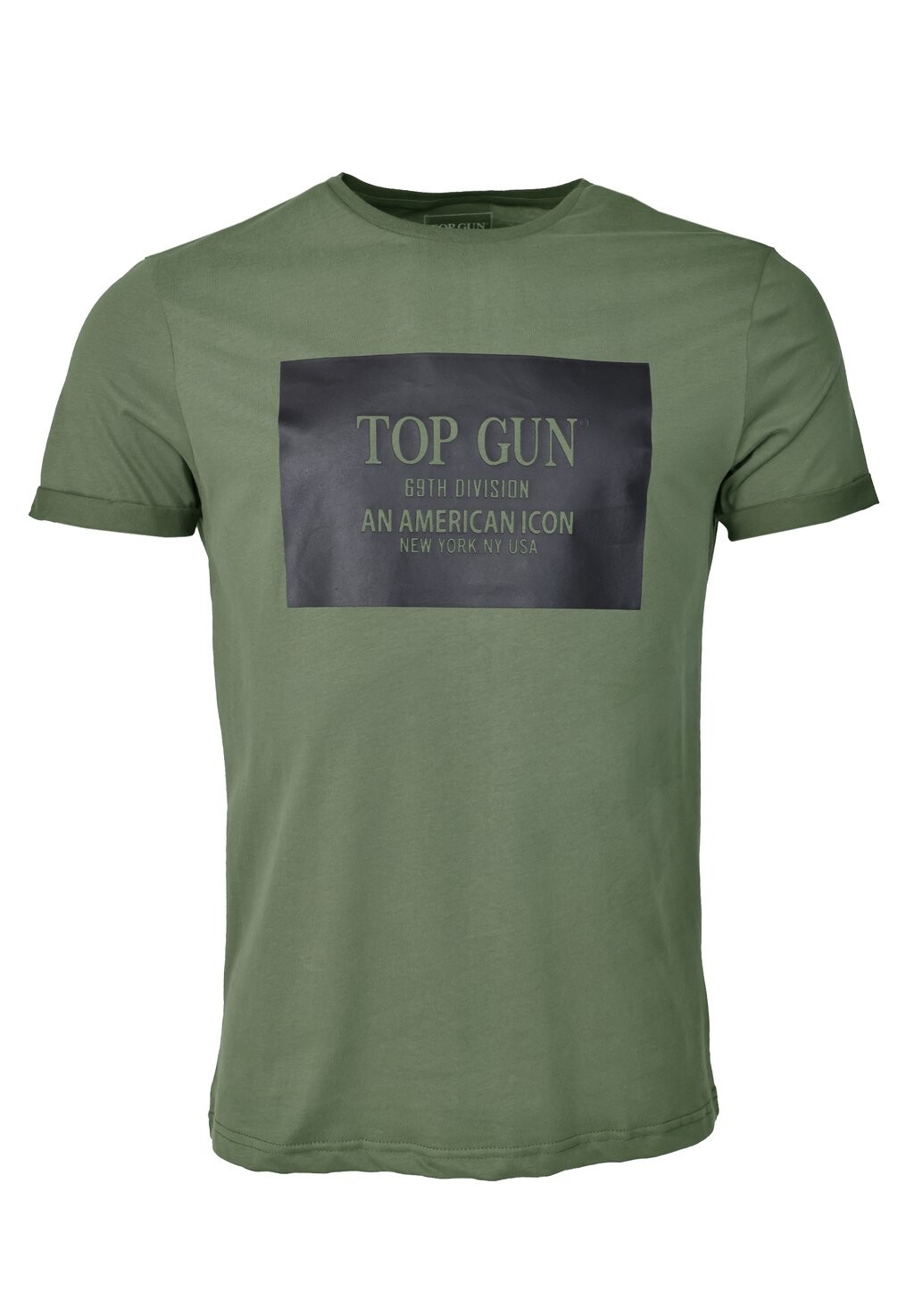 

Футболка с принтом TOP GUN, оливковый, Зеленый
