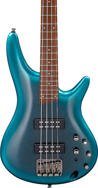 Басс гитара Ibanez SR300E SR Standard Series Bass Guitar, Cerulean Aura Burst цена и фото
