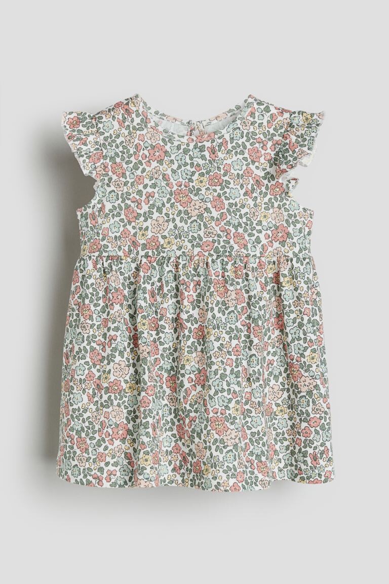 

Платье из джерси с воланами H&M, зеленый