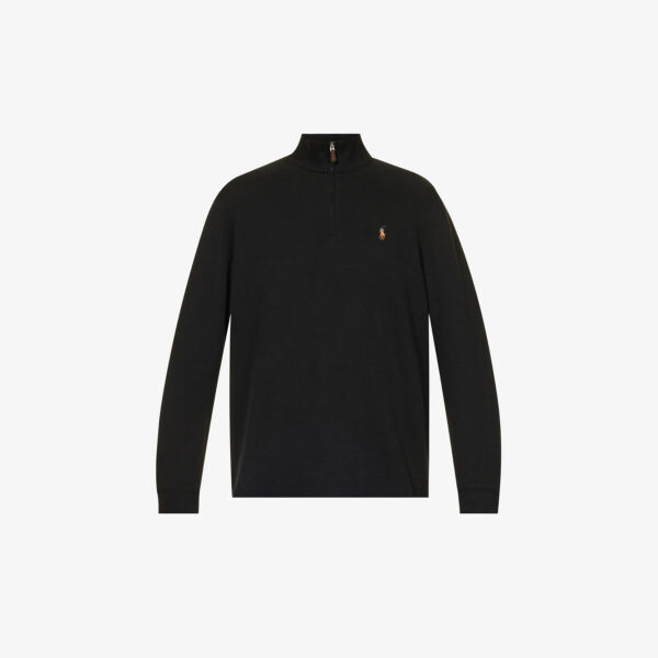 

Толстовка стандартного кроя Estate с воротником-воронкой из хлопкового джерси Polo Ralph Lauren, черный