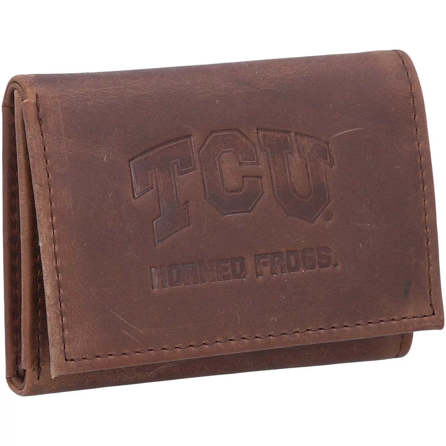 

Кожаный тройной кошелек TCU Horned Frogs Team