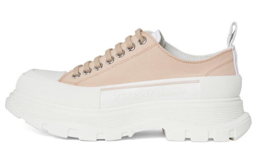 

Alexander McQueen Tread Slick Low Lace Up Blush Bone (женские)