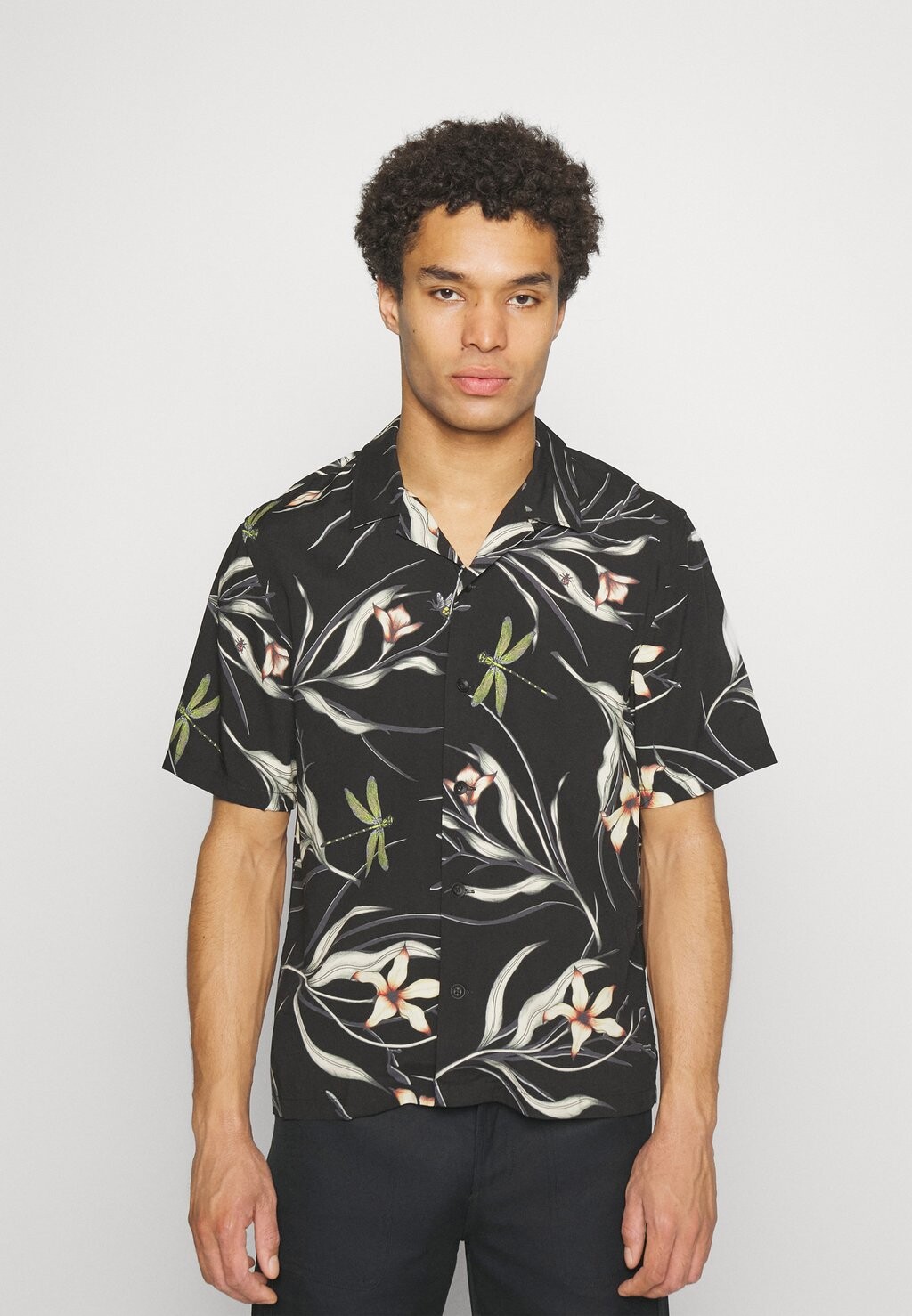 

Рубашка ЭВЕРИ rag & bone, черный/разноцветный