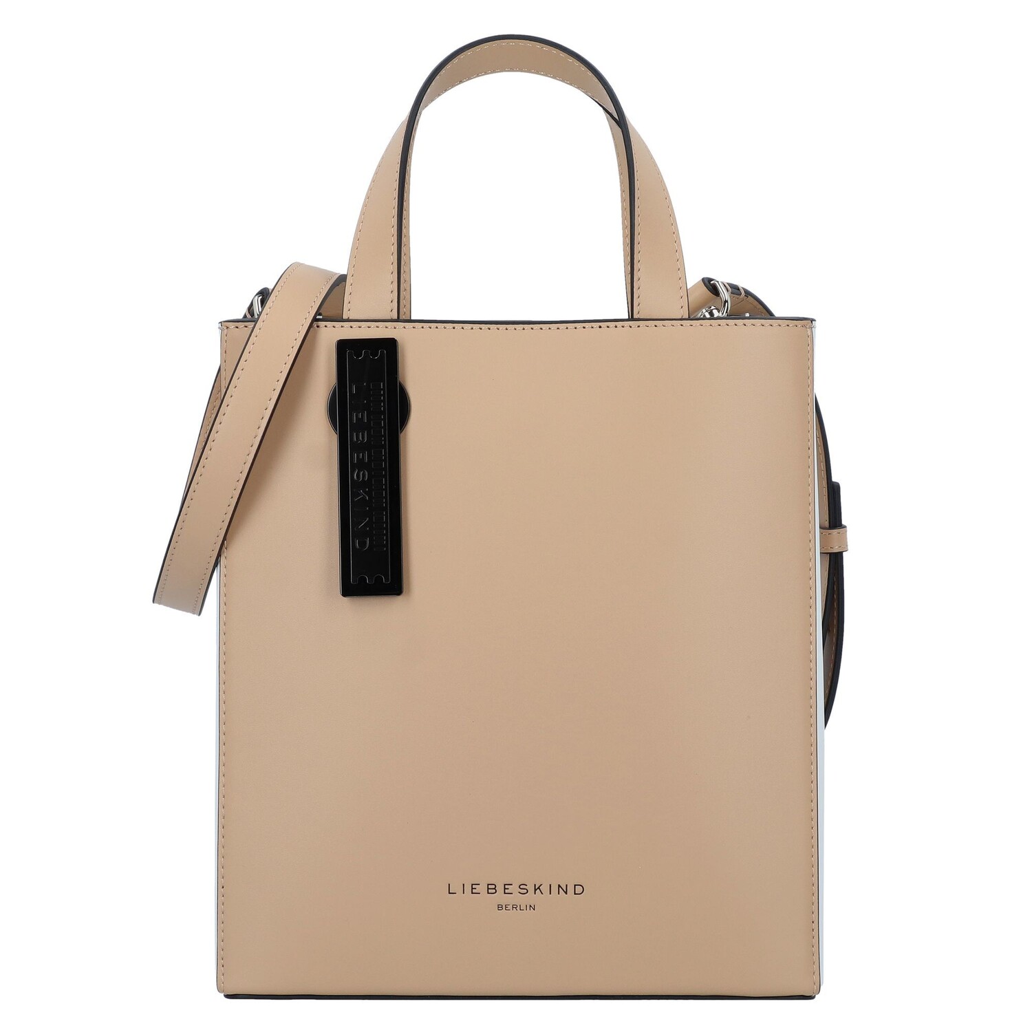 

Сумка LIEBESKIND BERLIN Paper Bag Handtasche S Leder 22 cm, цвет sandy