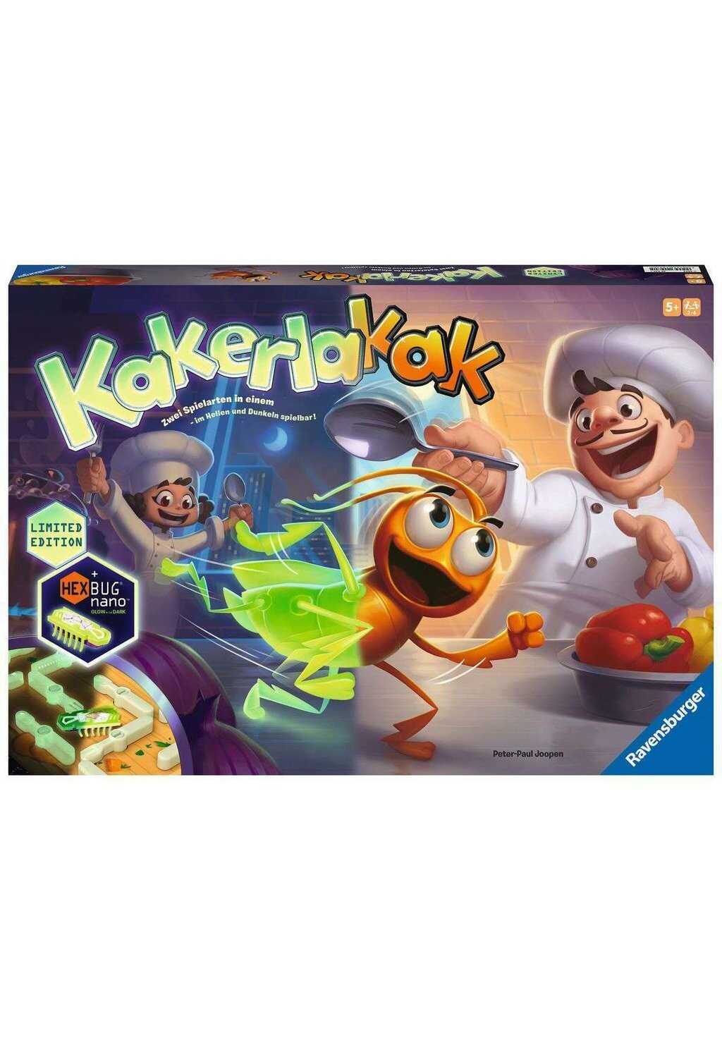 

Настольная игра KAKERLAKAK GLOW IN THE DARK Ravensburger, цвет mehrfarbig