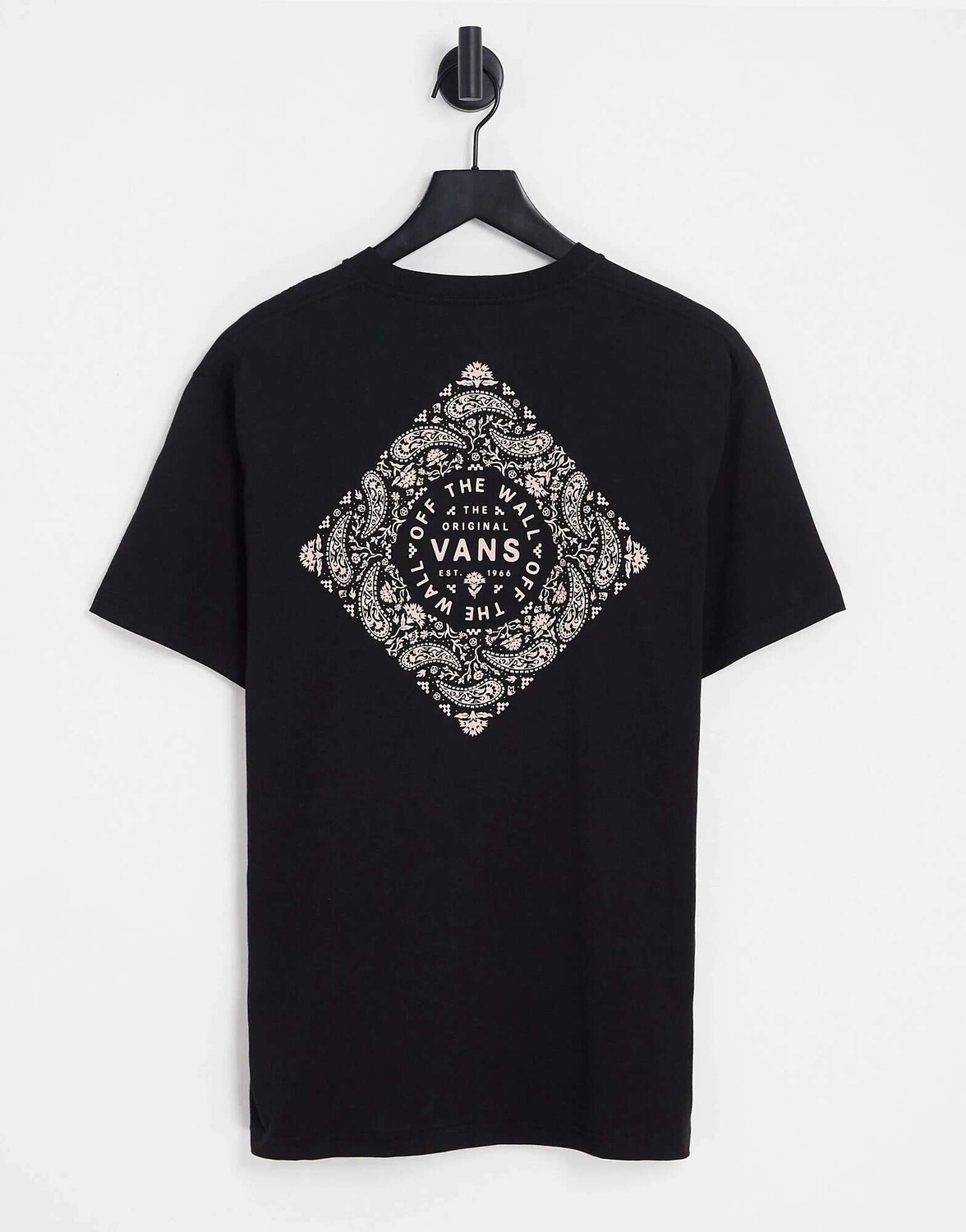 

Черная футболка Vans Bandana с принтом пейсли на спине, Черный
