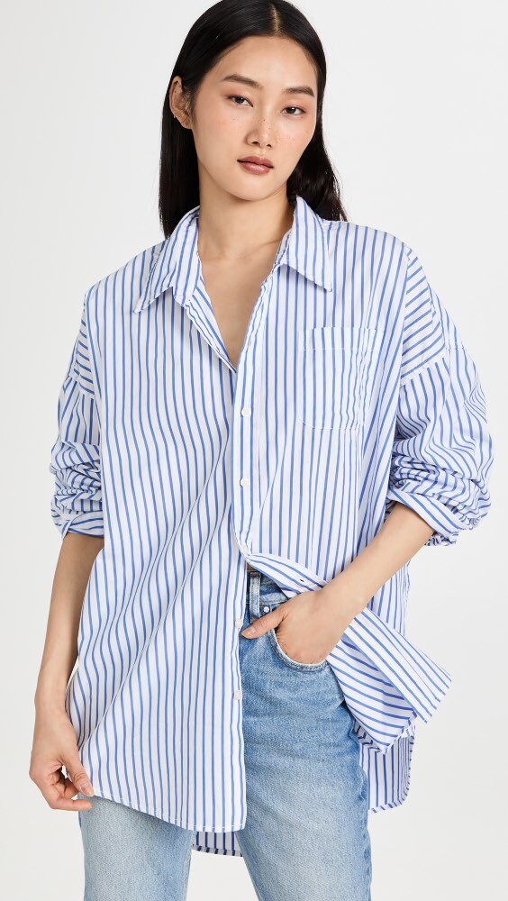 

Рубашка Denimist Button Front, синий