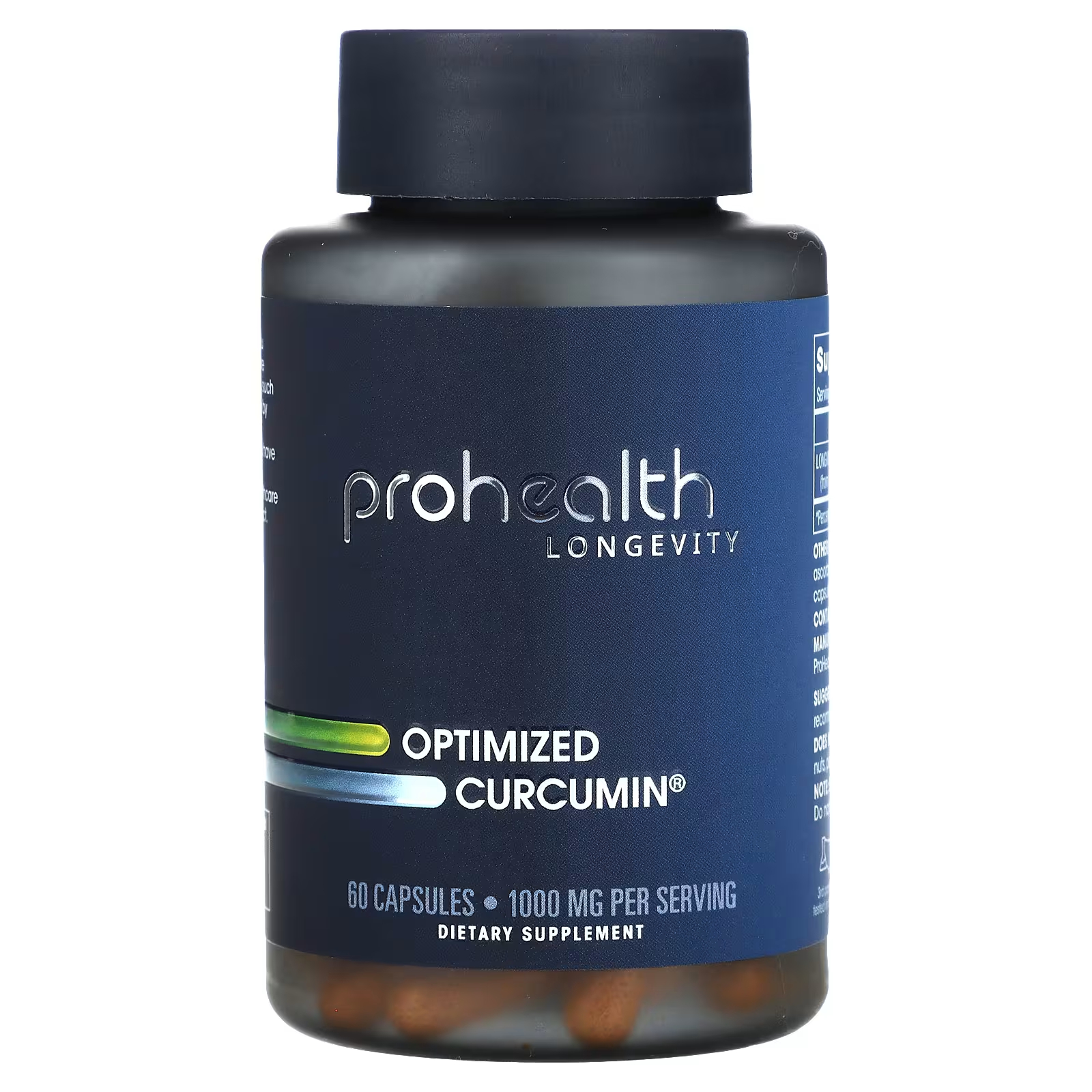 Оптимизированный куркумин ProHealth Longevity для долголетия, 60 капсул prohealth longevity оптимизированный куркумин 500 мг 60 растительных капсул