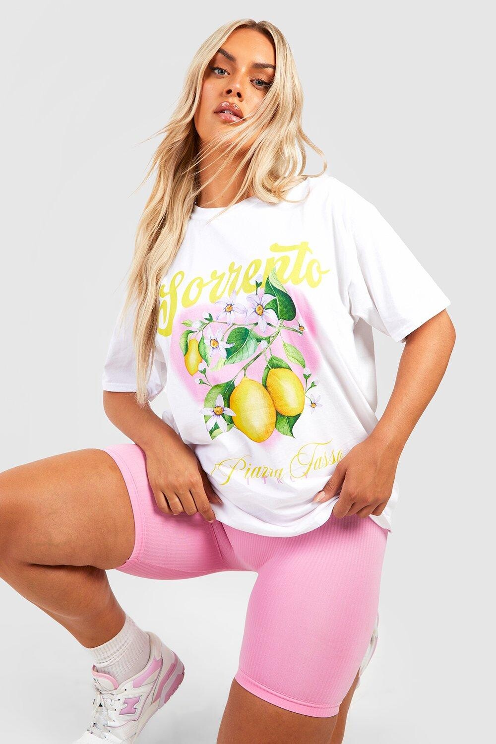 

Футболка sorrento оверсайз плюс Boohoo, белый