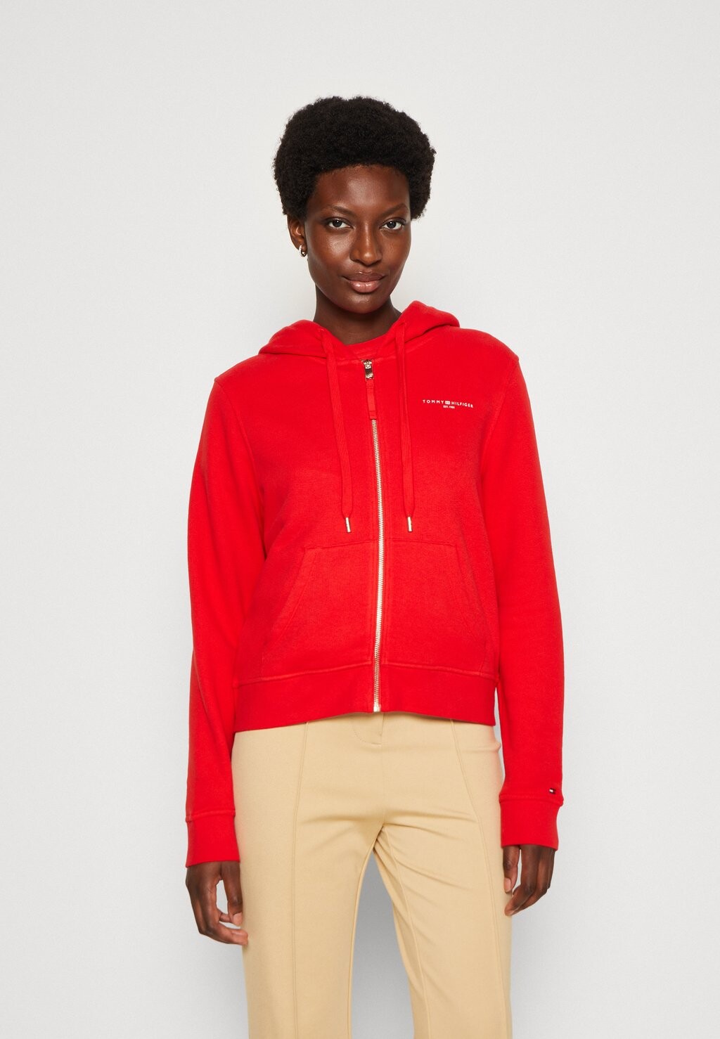 

Толстовка на молнии 1985 Mini Zip Hoodie Tommy Hilfiger, цвет fireworks