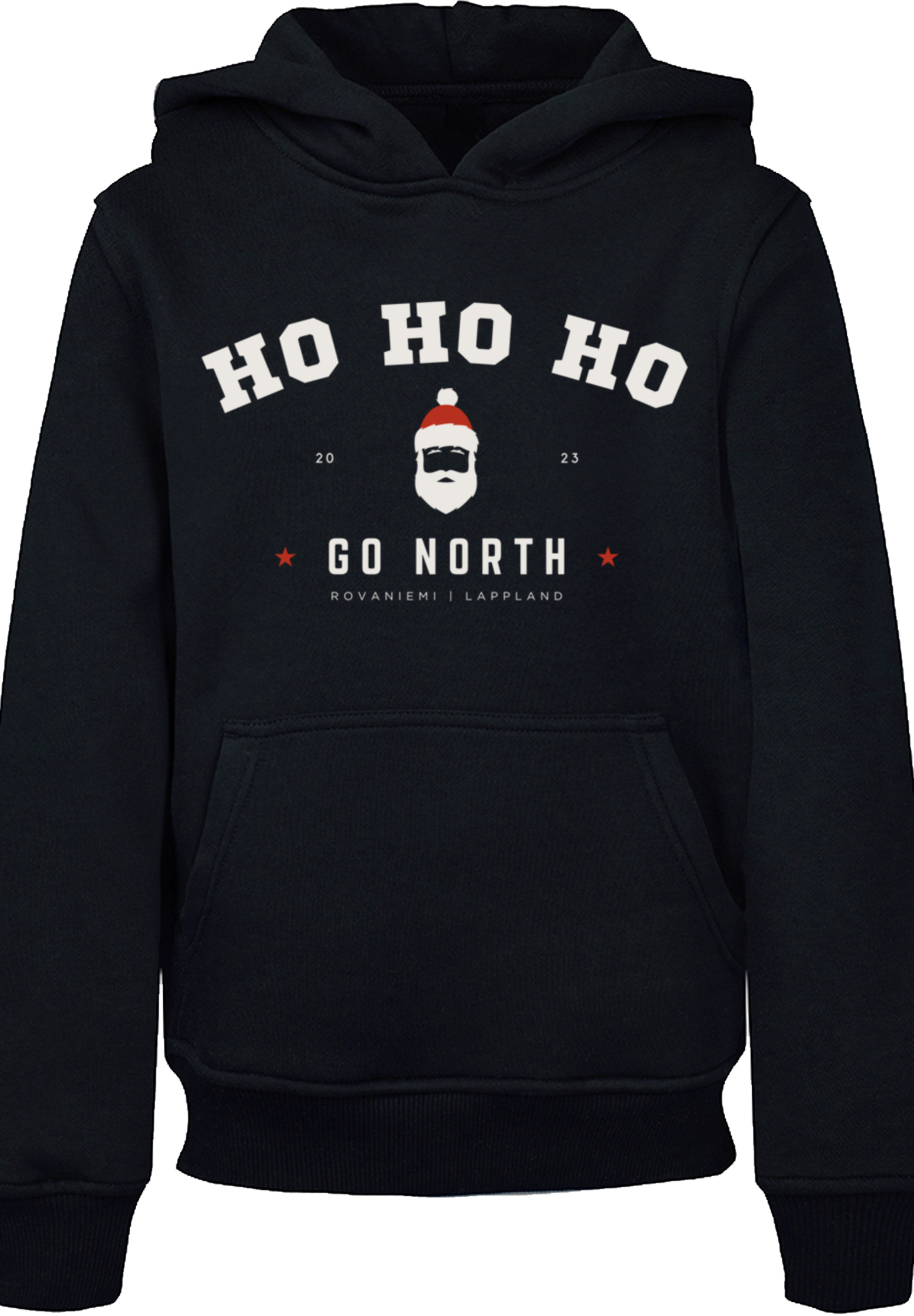 Пуловер F4NT4STIC Hoodie Ho Ho Ho Santa Claus Weihnachten, черный