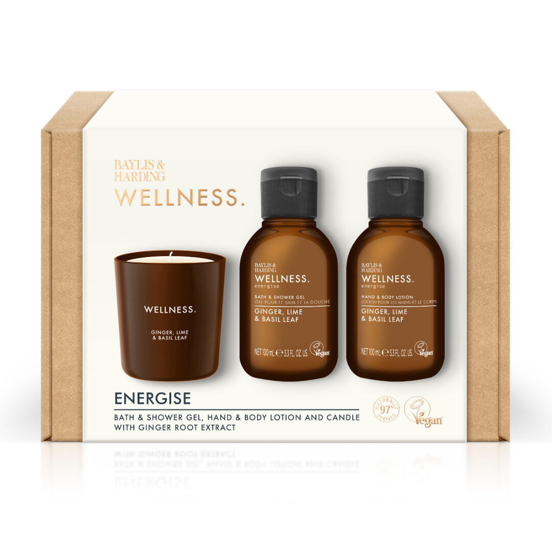 

Baylis & Harding, Свеча Wellness Luxury, набор косметики, 3 шт Baylis&Harding