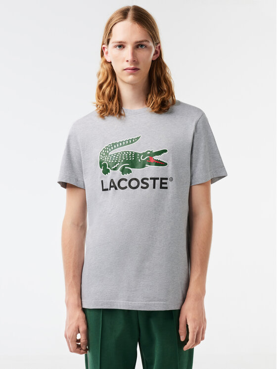 

Футболка стандартного кроя Lacoste, серый