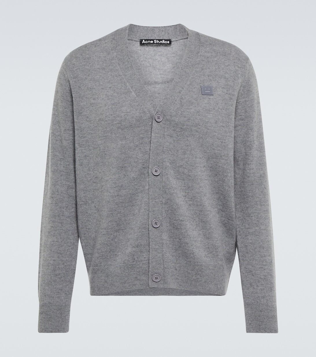

Шерстяной кардиган Acne Studios, серый