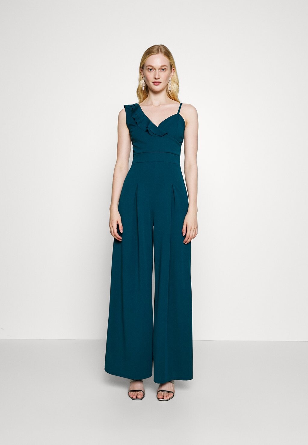 

Комбинезон CAMI RUFFLE WIDE LEG Wal G, бензиновый синий