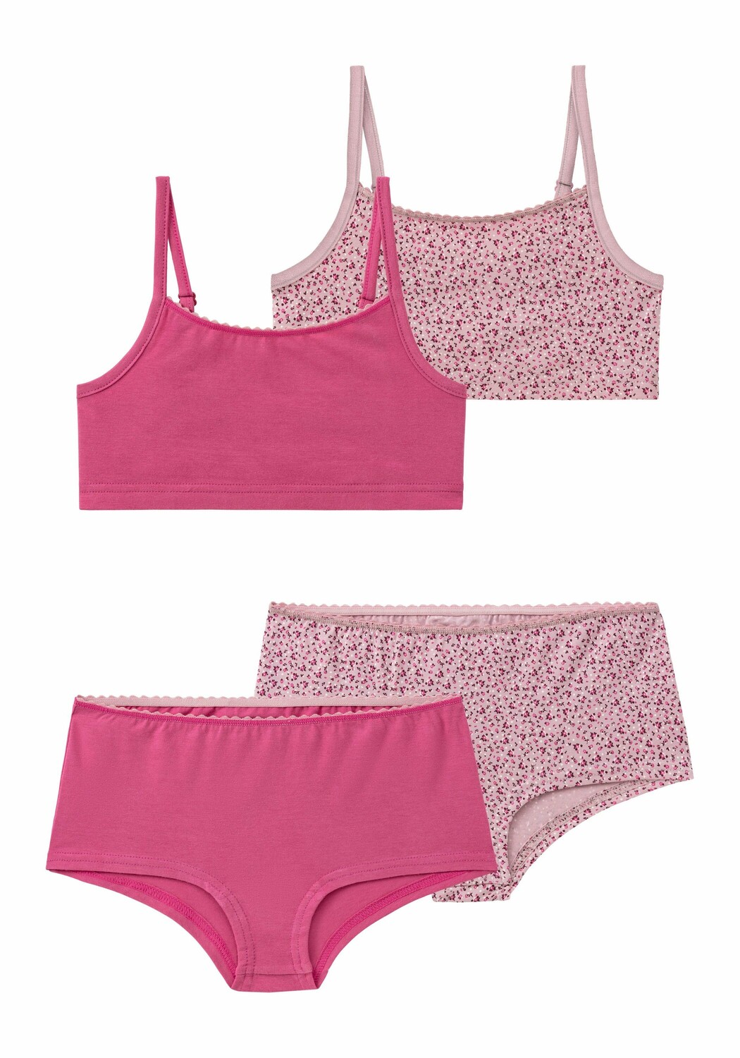 Бюстье Vivance Set:, цвет rosa geblümt, beere uni