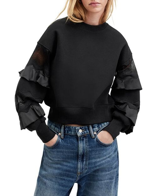 

Толстовка Грейси ALLSAINTS, цвет Black
