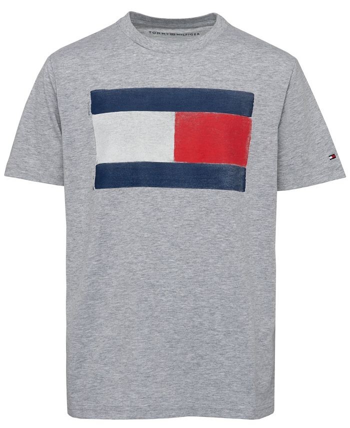 

Футболка с графическим принтом Big Boys Tommy Flag Tommy Hilfiger, серый