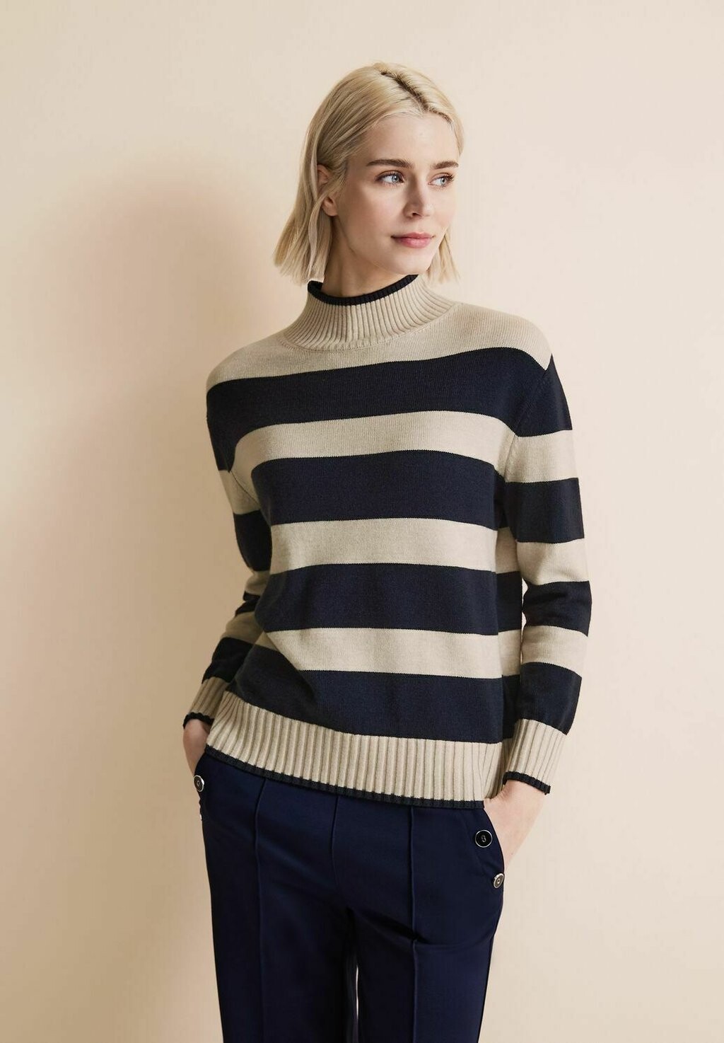 

Вязаный свитер Street One, цвет blau