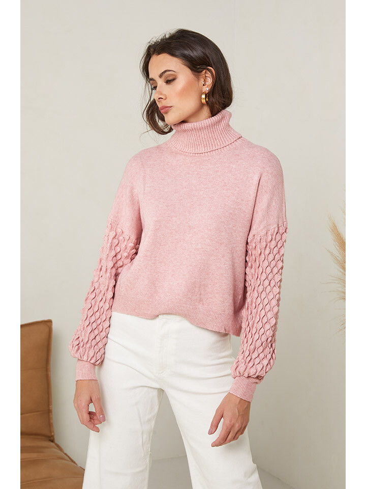 

Свитер Soft Cashmere Rollkragen, розовый