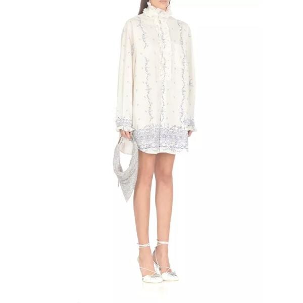 

Платье cotton mini dress Philosophy Di Lorenzo Serafini, белый