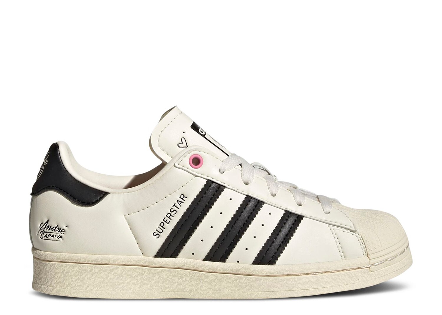 

Кроссовки adidas André Saraiva X Superstar Big Kid 'Love Graffiti', кремовый