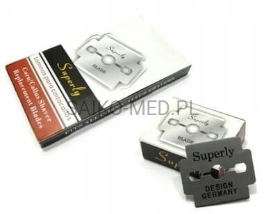 

Лезвия для бритвы Omega Suberly 100 шт., Saiko-Med