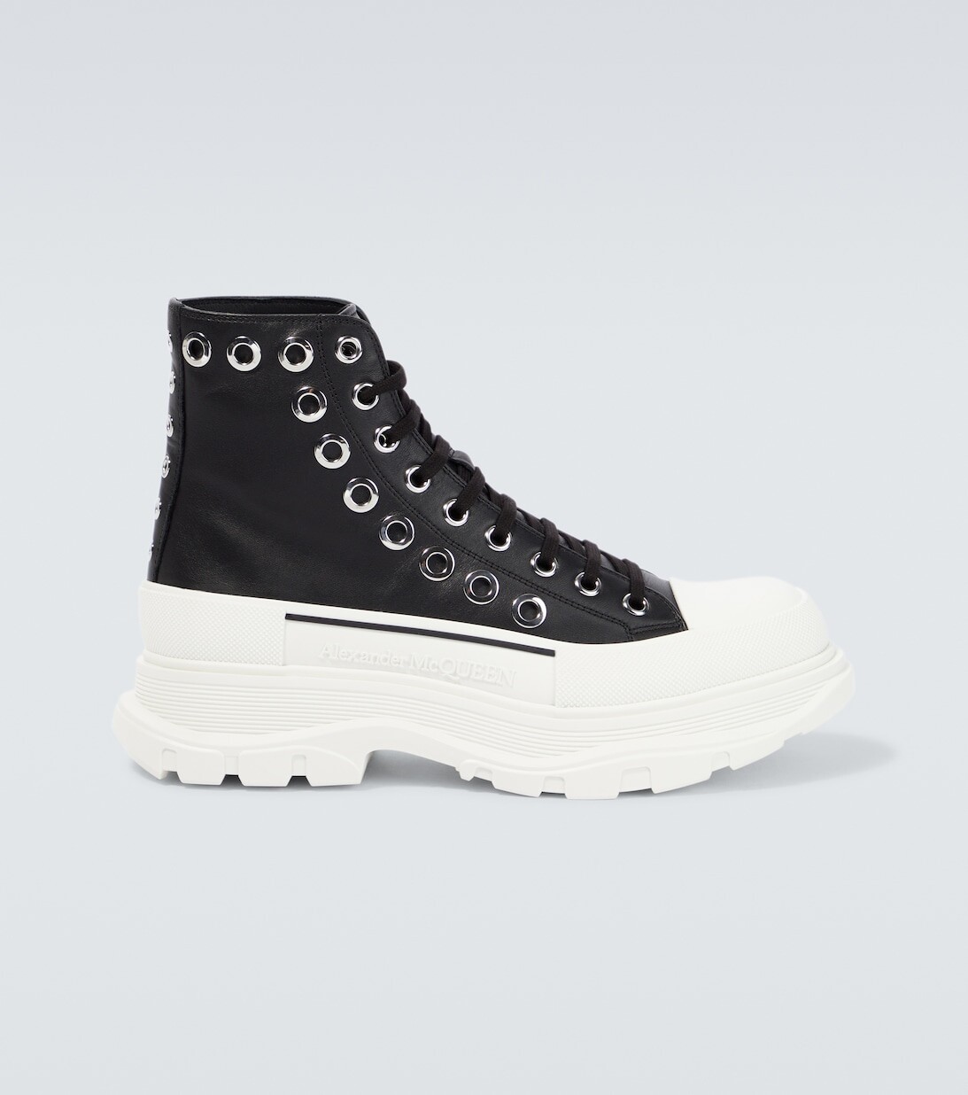 

Кожаные кроссовки Tread Slick на платформе Alexander McQueen, черный