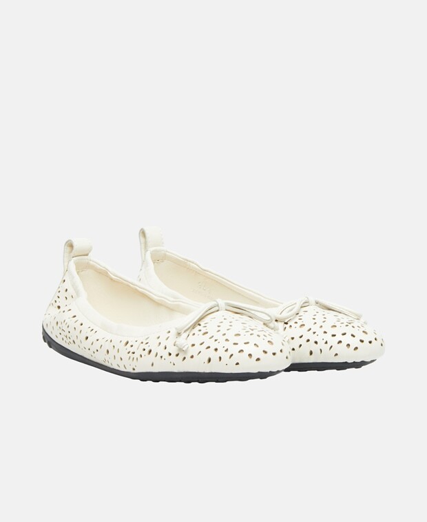 

Балетки Tod's, серебряный