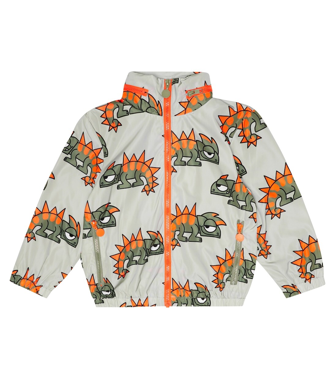 

Дождевик с принтом Stella Mccartney Kids, серый