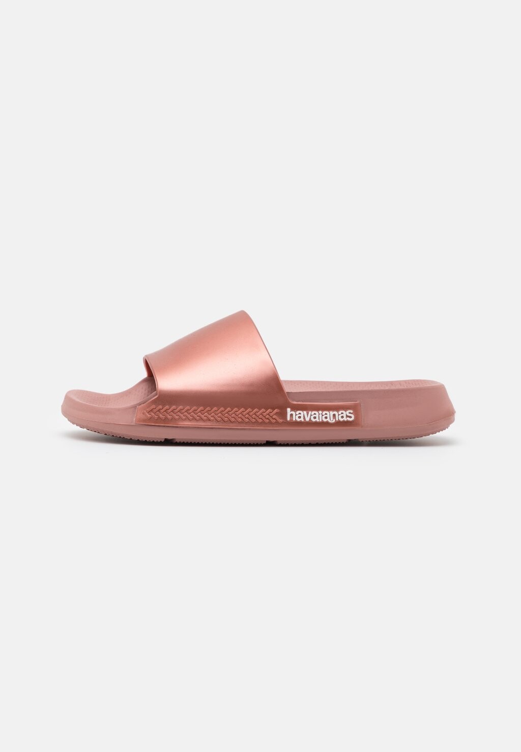 

Шлепанцы HAVAIANAS SLIDE CLASSIC METALLIC, розовато-золотой