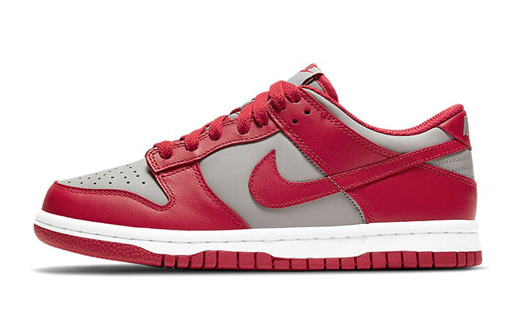 

Nike Dunk Low Medium Grey (GS) Серый/Красный