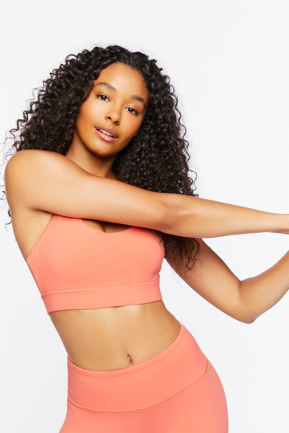 

Удлиненный спортивный бюстгальтер Racerback Forever 21