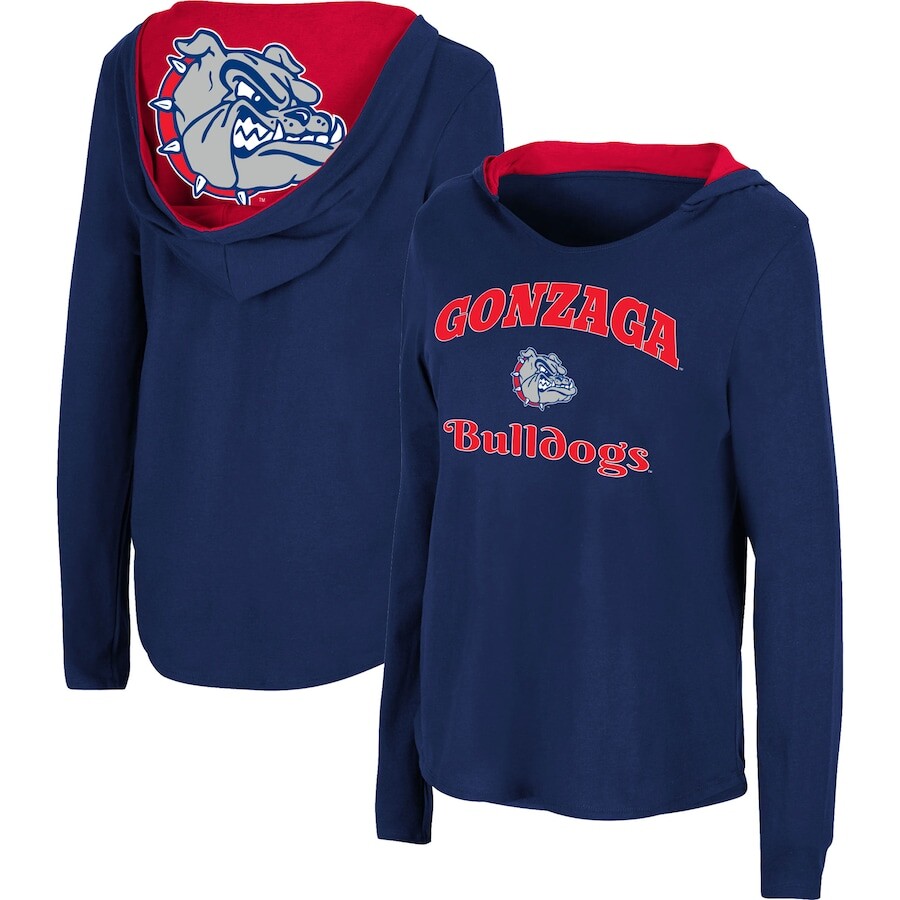 

Футболка с длинным рукавом Colosseum Gonzaga Bulldogs, нави