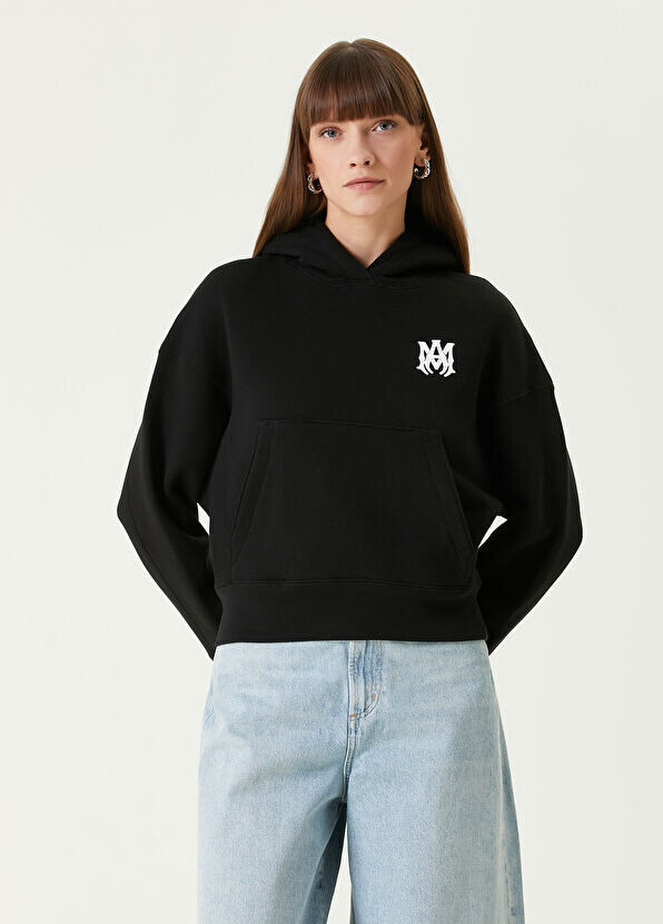 

Толстовка с капюшоном и логотипом Amiri, черный