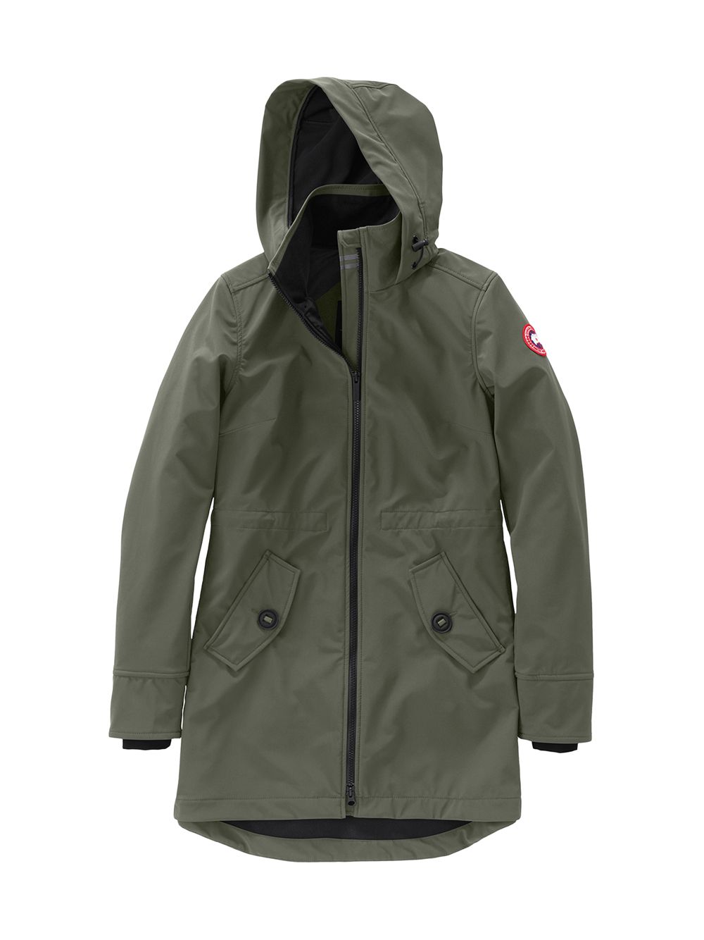 

Узкая куртка А-силуэта Avery Canada Goose, Серый