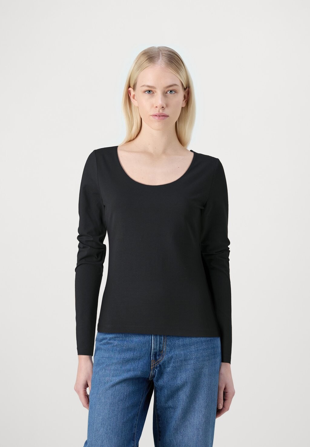 

Рубашка с длинным рукавом ONLCHOICE WAY OVAL NECK BOX ONLY, черный