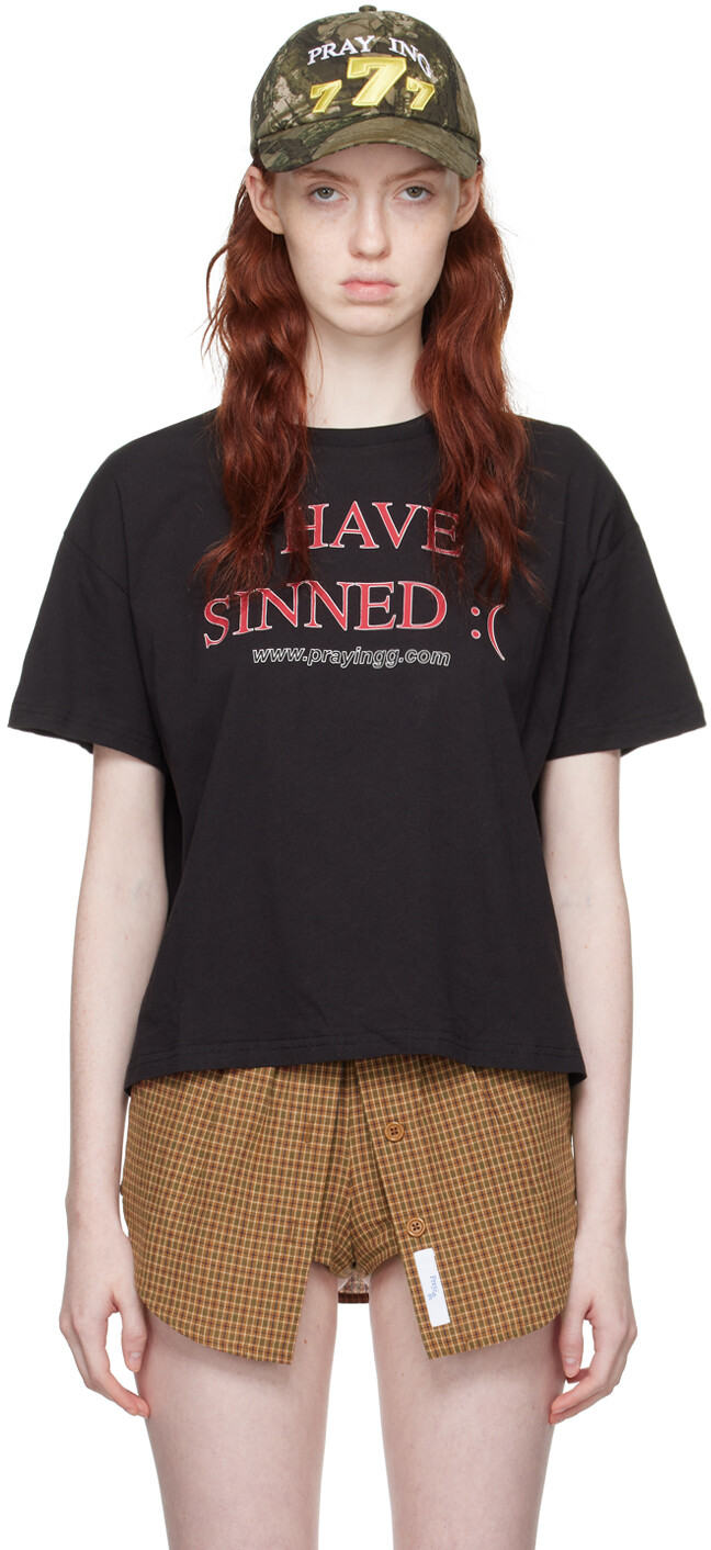 

Футболка Praying Black I Have Sinned