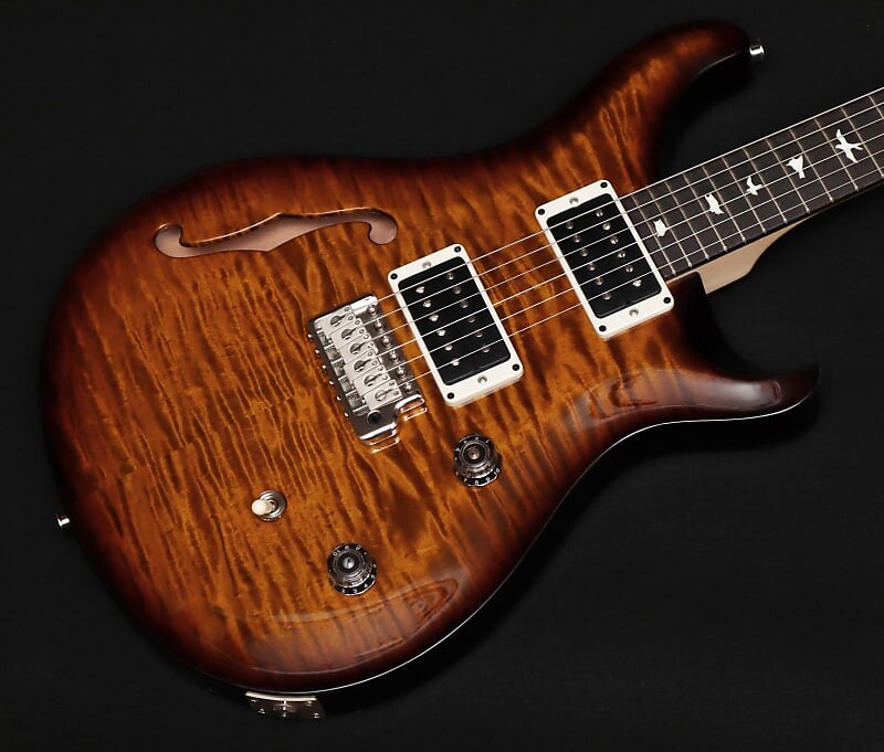 

Электрогитара PRS CE24 Semihollow Electric Guitar Black Amber - W/Setup & Bag