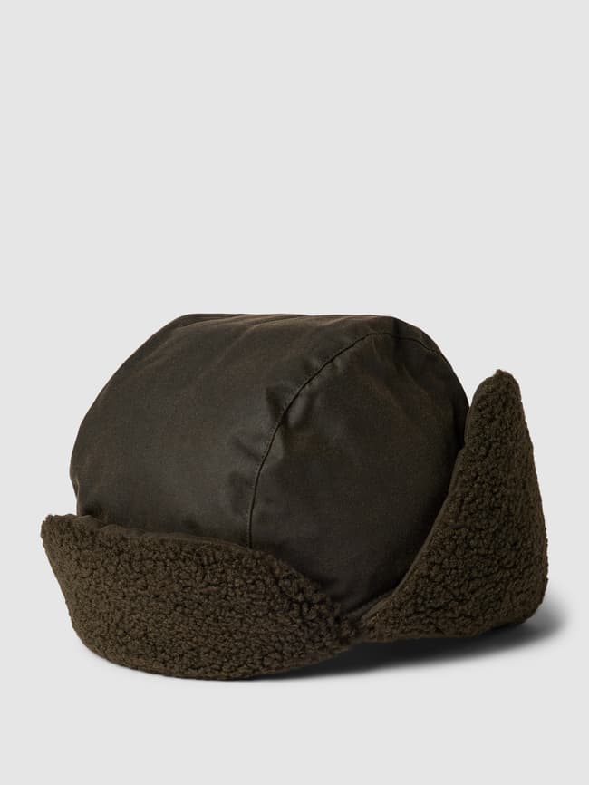 Шапка-ушанка модель МОРАР Barbour, оливково-зеленый плоская шапка ушанка модель гэтсби müller headwear черный
