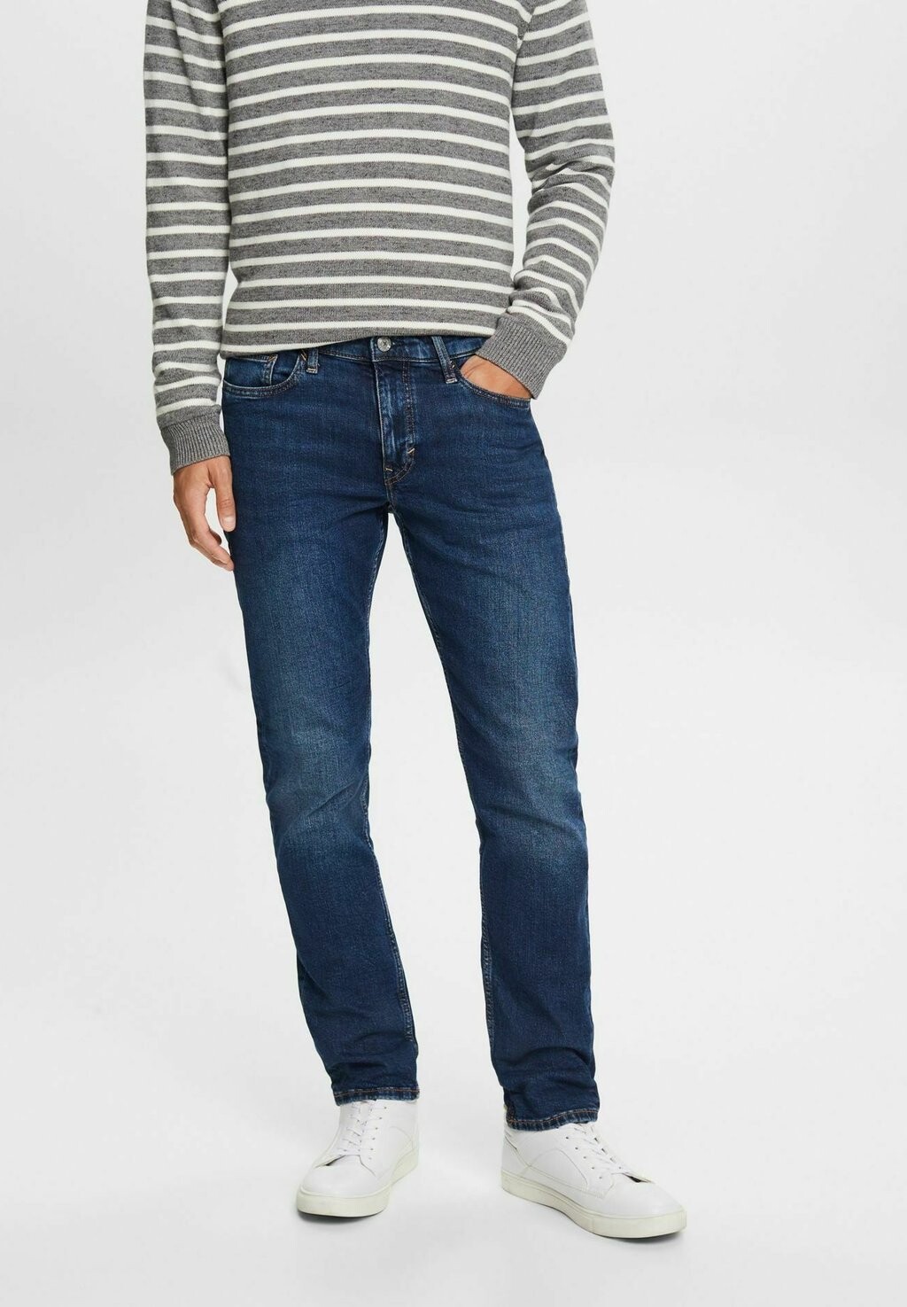 

Джинсы slim fit Esprit, цвет blue dark washed