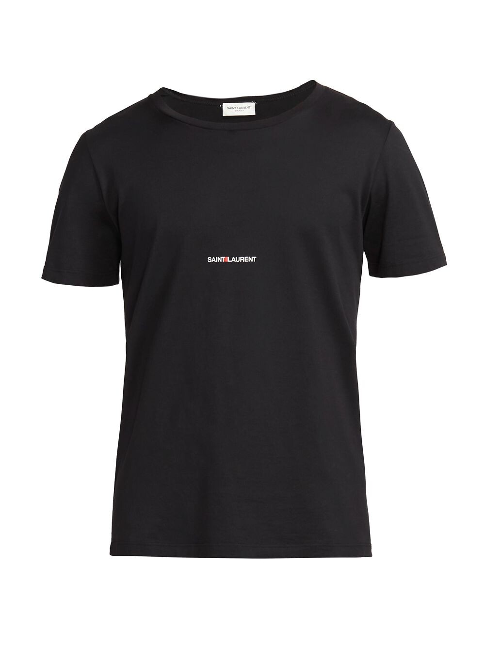 

Классическая футболка с логотипом Saint Laurent, черный