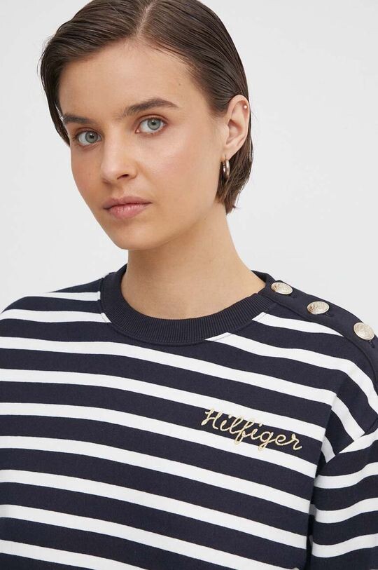 

Хлопковая толстовка Tommy Hilfiger, темно-синий