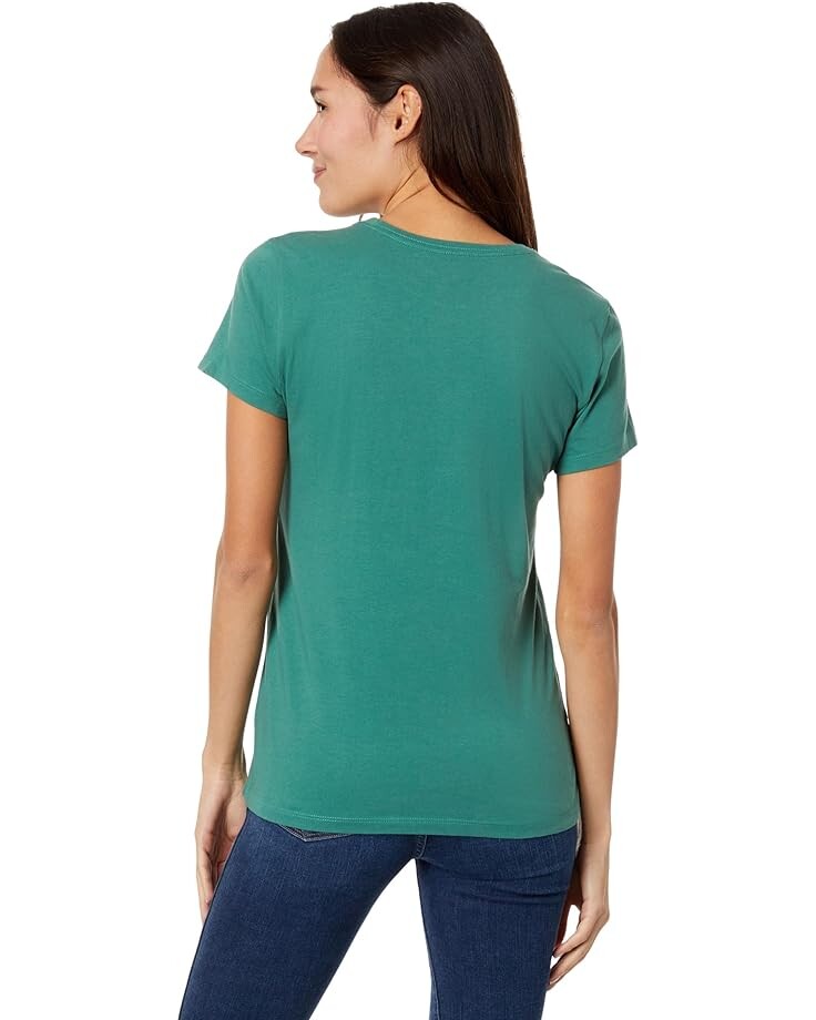 

Футболка Life is Good Max The World Wags with You Short Sleeve Crusher Tee, цвет Spruce Green