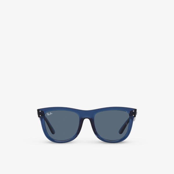 

RBR0502S Солнцезащитные очки Wayfarer Reverse с прозрачными вставками Ray-Ban, синий